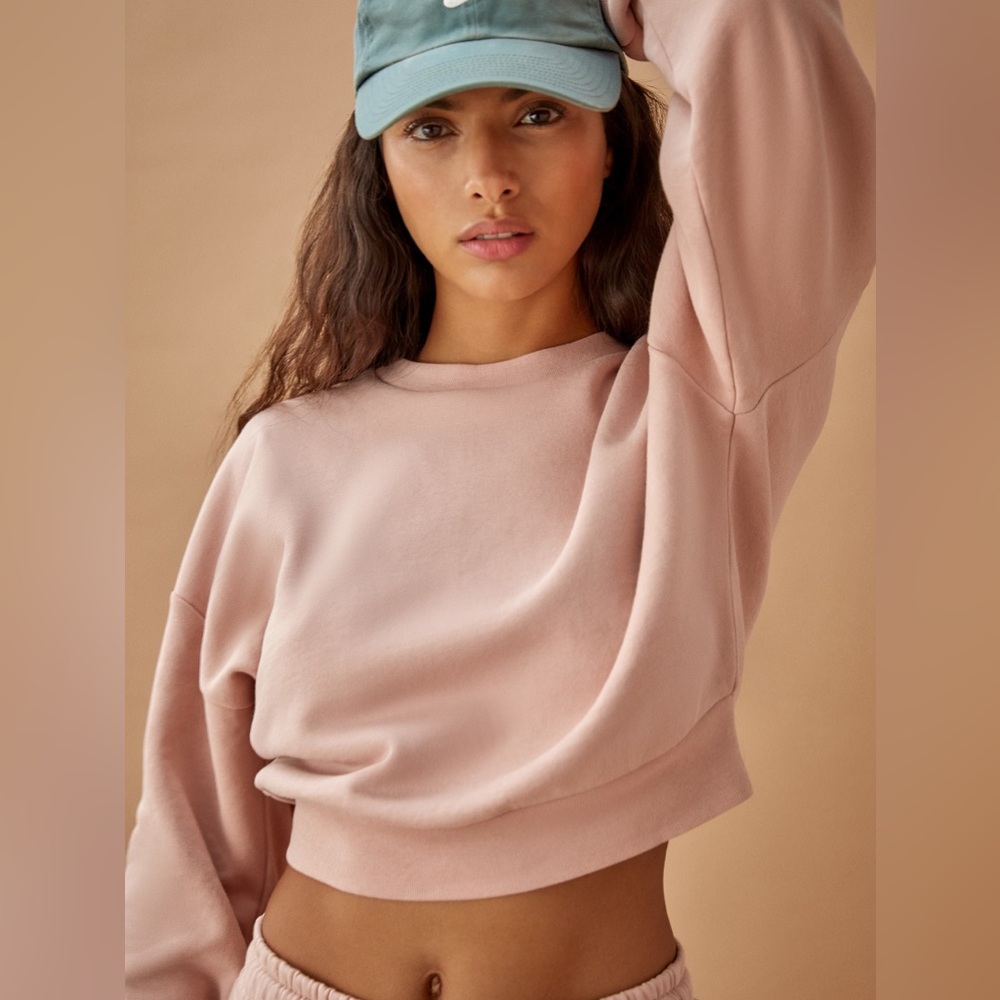 Reformation Hunter Classic Sweatshirt (Serenade, XS)